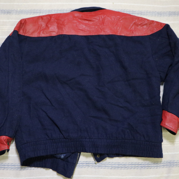 VTG JACKIE VITAL Bad Boyz 90s Letterman Jacket Sz Large Men - Picture 5 of 8